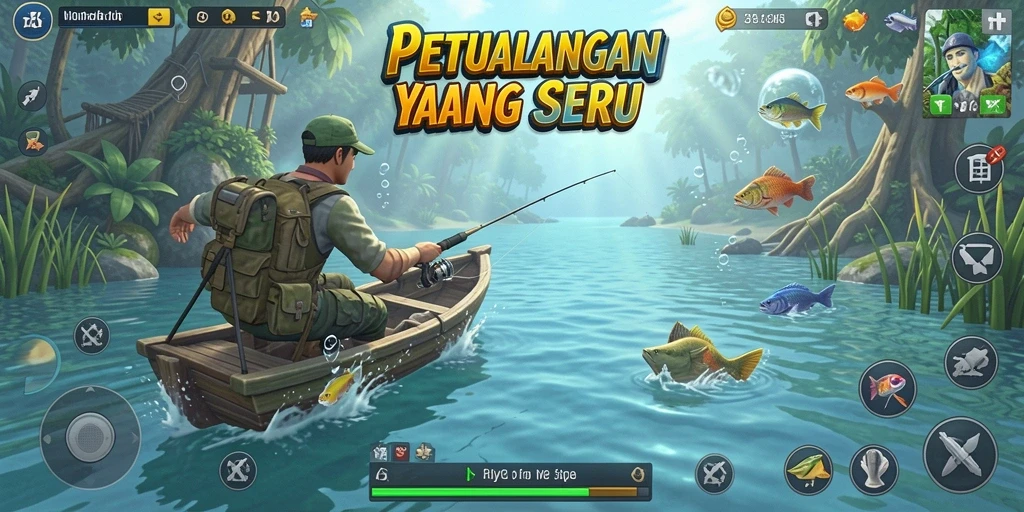 Tangkapan ikan yang mengesankan dalam gameplay 73K.