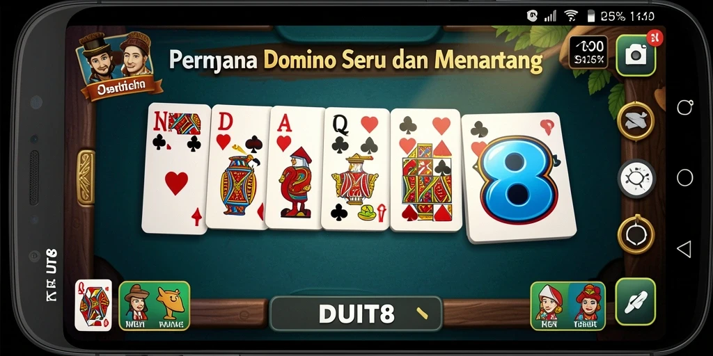 Tampilan gameplay seru dan interaktif dari DUIT8.