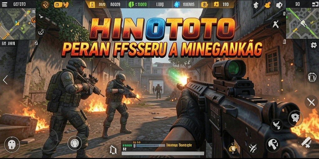 Tampilan gameplay HINOTOTO yang intens dan seru di arena pertempuran.