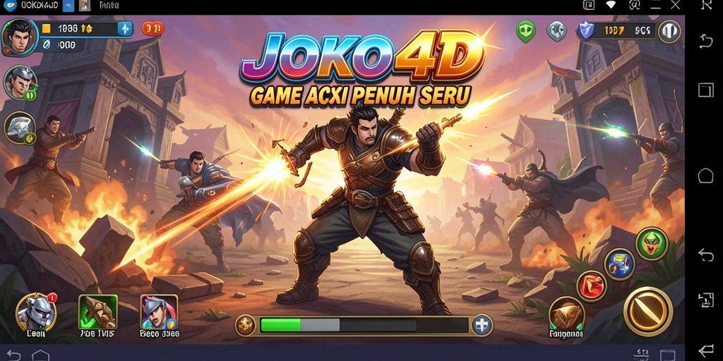 Tampilan gameplay JOKO4D yang seru dan mendebarkan.