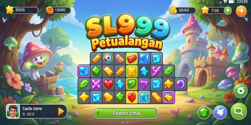 Cuplikan gameplay menarik dari SL999 dalam kategori Match-3.