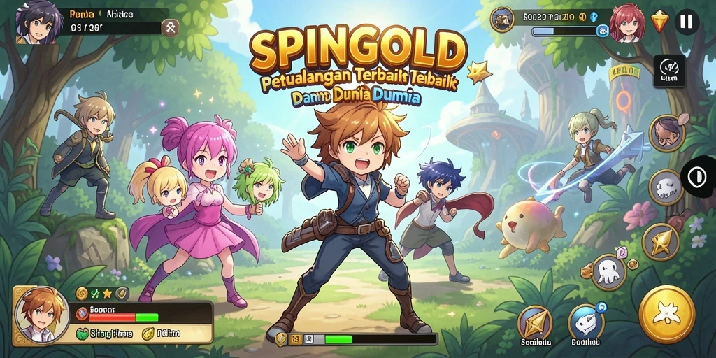 Screenshot dari gameplay SPINGOLD yang mempesona dan penuh aksi.