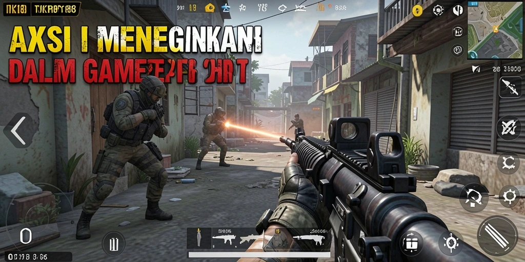 Tampilan gameplay intens saat bertempur di TKP188.